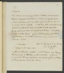 4 vues De la Rive, P[ierre-]L[ouis]. Lettre autographe signée à [François] Tronchin, aux Délices.- Céligny, 28 août 1787 (taxes postale)
