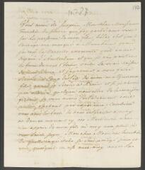 4 vues Devigneux, [Jérôme]. Lettre autographe signée à [François] Tronchin, à Genève.- Paris, 10 juillet 1787