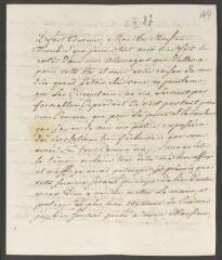 4 vues Devigneux, [Jérôme]. Lettre autographe signée [à François Tronchin].- Mannheim, 5 octobre 1787