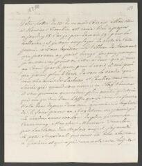 4 vues Devigneux, [Jérôme]. Lettre autographe signée [à François Tronchin].- Mannheim, 18 septembre 1788