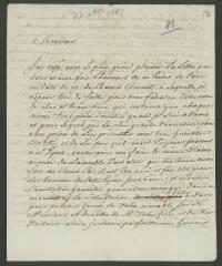 4 vues Devigneux, [Jérôme]. Lettre autographe signée [à François Tronchin].- Mannheim, 27 décembre 1781