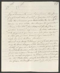 6 vues Devigneux, [Jérôme]. Lettre autographe signée [à François Tronchin].- Mannheim, 18 janvier 1785