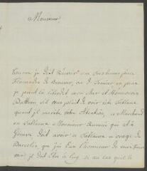 4 vues  - Funck, S[igmund] Em[anuel]. Lettre autographe signée à [François] Tronchin, aux Délices, à Genève.- Berne, 31 mars 1776 (taxe postale) (ouvre la visionneuse)