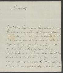 4 vues  - Funck, S[igmund] Em[anuel]. Lettre autographe signée à [François] Tronchin, aux Délices, à Genève.- Berne, 24 mai 1776 (taxe postale) (ouvre la visionneuse)