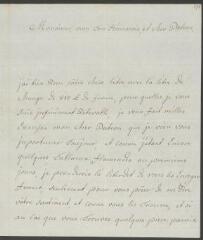 4 vues  - Funck, S[igmund] Em[anuel]. Lettre autographe signée [à François Tronchin].- Berne, 2 décembre 1777 (taxe postale) (ouvre la visionneuse)