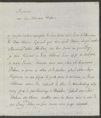 4 vues  - Funck, S[igmund] Em[anuel]. Lettre autographe signée [à François Tronchin].- Berne, 28 janvier 1780 (taxe postale) (ouvre la visionneuse)