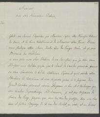 4 vues  - Funck, S[igmund] Em[anuel]. Lettre autographe signée à [François] Tronchin, aux Délices, à Genève.- Berne, 18 juin 1780 (taxe postale) (ouvre la visionneuse)