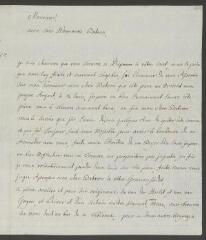 4 vues Funck, S[igmund] Em[anuel]. Lettre autographe signée à [François] Tronchin, aux Délices, à Genève.- Berne, 22 juin 1780 (taxe postale)