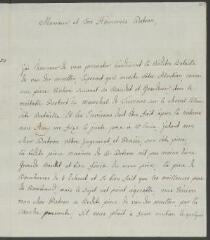 4 vues  - Funck, S[igmund] Em[anuel]. Lettre autographe signée à [François] Tronchin, aux Délices, à Genève.- Berne, 17 novembre 1780 (taxe postale) (ouvre la visionneuse)