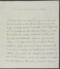 4 vues  - Funck, S[igmund] Em[anuel]. Lettre autographe signée à [François] Tronchin, aux Délices, à Genève.- Berne, 25 décembre 1780 (taxe postale) (ouvre la visionneuse)