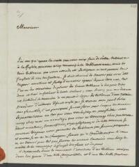 6 vues  - Peters, H. de. Lettre autographe signée à François Tonchin.- Paris, 25 décembre 1784 (ouvre la visionneuse)