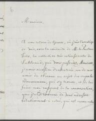 4 vues  - Oehlenheinz, membre de l\'Académie des Beaux-Arts de Vienne. Lettre autographe signée [à François Tronchin].- Berne, 11 janvier 1792 (ouvre la visionneuse)