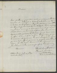 4 vues Motta, A[braham], lieutenant du Val-de-Travers. Lettre autoraphe signée à [François] Tronchin, à Genève.- Môtiers-Travers, 30 décembre 1791 (taxe postale)