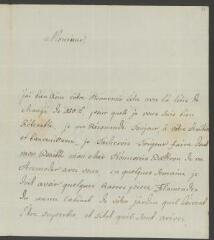 4 vues  - Funck, S[igmund] Em[anuel]. Lettre autographe signée à [François] Tronchin, aux Délices, à Genève.- Berne, 15 novembre 1774 (taxe postale) (ouvre la visionneuse)