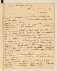 4 vues  - Boerhaave, H[ermann]. Lettre autographe signée à Théodore Tronchin, à Amsterdam.- Leyde, 16 août 1735 (en latin, l\'adresse en français) (ouvre la visionneuse)