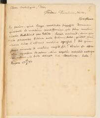4 vues  - Boerhaave, H[ermann]. Lettre autographe signée à Théodore Tronchin, à Amsterdam.- Leyde, 8 mai 1737 (en latin, l\'adresse en néerlandais) (ouvre la visionneuse)