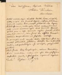 4 vues  - Boerhaave, H[ermann]. Lettre autographe signée à [Théodore] Tronchin.- Leyde, 17 (récrit sur 18) septembre 1733 (en latin) (ouvre la visionneuse)