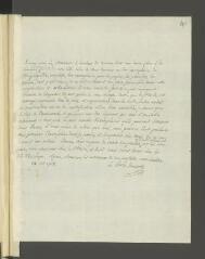 2 vues  - Jaucourt, Ch[evali]er [Louis] de. Lettre autographe signée [à Théodore Tronchin].- 28 octobre 1768 (ouvre la visionneuse)
