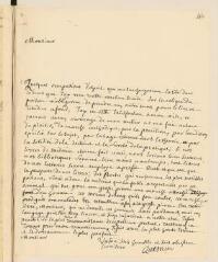 2 vues  - Quesnay, [François]. Lettre autographe signée [à Théodore Tronchin].- [1755-1758] (ouvre la visionneuse)
