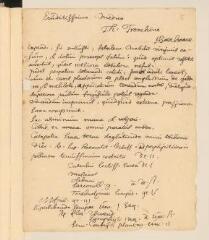 4 vues  - Boerhaave, H[ermann]. Lettre autographe signée à [Théodore] Tronchin, à Amsterdam.- Leyde, 6 mars 1734 (en latin, l\'adresse en français) (ouvre la visionneuse)