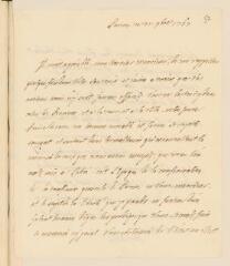 4 vues  - Du Tilliot, [Guillaume]. Lettre autographe signée [à Théodore Tronchin].- Parme, 21 novembre 1767 (ouvre la visionneuse)