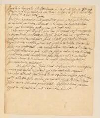 2 vues  - Boerhaave, [Hermann]. Copie d\'une lettre, de la main du destinataire, avec ordonnance médicale, à [Théodore] Tr[onchin].- Leyde, 3 mai 1734 (en latin) (ouvre la visionneuse)