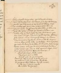 4 vues [Tronchin, Théodore]. Lettre autographe non signée à [Louis-Joseph de Ponte], comte d'Albaret, à Turin.- 16 octobre 1759 (taxe postale)