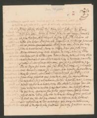 4 vues  - [Tronchin, Théodore]. Lettre autographe non signée à son fils F[rançois-]L[ouis] Tronchin, chez mm Lullin, négociants, à Paris.- 7 septembre 1761 (ouvre la visionneuse)