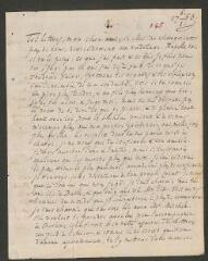 2 vues  - [Tronchin, Théodore]. Lettre autographe non signée à son fils [François-Louis Tronchin].- 6 janvier 1766 (taxe postale) (ouvre la visionneuse)