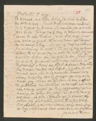 4 vues [Tronchin, Théodore]. Lettre autographe non signée à sa fille [Marie-Elisabeth dite] Betie.- Vendredi 5 - lundi [8] mai [1769]
