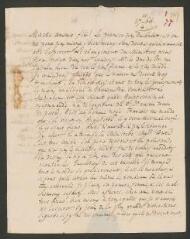 4 vues [Tronchin, Théodore]. Lettre autographe non signée à J[aco]b Tronchin, à Genève.- 11 avril 1766