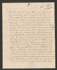 4 vues  - [Tronchin, Théodore]. Lettre autographe non signée à Jacob Tronchin, à Genève.- 4 août 1766 (ouvre la visionneuse)