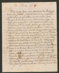 4 vues [Tronchin, Théodore]. Lettre autographe non signée à [Jacob] Tronchin-Calandrini, à Genève.- 25 février [1774] (taxes et marque postales)