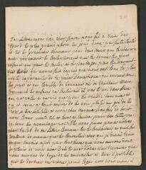 4 vues T[ronchin], H[enriette]. Lettre autographe signée à son frère [Théodore] Tronchin, au Palais Royal, à Paris.- 28 [mars 1770] (taxe et marque postales)