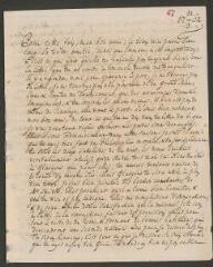 2 vues [Tronchin, Théodore]. Lettre autographe à son fils [François-Louis] Tronchin.- 31 mars 1762