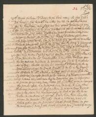 4 vues [Tronchin, Théodore]. Lettre autographe non signée à son fils [François-Louis] Tronchin, à Glasgow.- 28 juillet 1762 (taxes et marque postales)