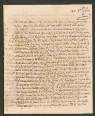 4 vues  - [Tronchin, Théodore]. Lettre autographe non signée à son fils [François-Louis] Tronchin, à Glasgow.- 13 novembre 1762 (taxes et marque postales) (ouvre la visionneuse)