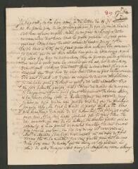 4 vues [Tronchin, Théodore]. Lettre autographe non signée à son fils [François-Louis] Tronchin, à Glasgow.- 7 juillet 1764 (taxes et marque postale)
