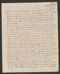 2 vues  - [Tronchin, Théodore]. Lettre autographe non signée à son fils [François-Louis Tronchin].- 21 septembre 1764 (taxes et marque postale) (ouvre la visionneuse)