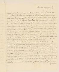 4 vues [Diodati, Marie-Elisabeth, dite Bétie]. Lettre autographe non signée à son père [Théodore] Tronchin, au Palais Royal, à Paris.- 