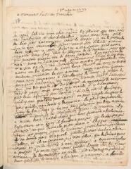 2 vues M[olènes] Tronchin, [Anne]. Lettre autographe signée à son neveu l'avocat [Pierre] Tronchin.- 18 août 1727