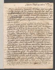 4 vues  - [Tronchin, Antoine]. Lettre autographe non signée à son frère [Jean Tronchin].- Genève, vendredi 5 et samedi 6 septembre 1727 (ouvre la visionneuse)