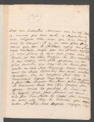 4 vues Caussade Tronchin, [Marthe-Marie Daliès de, seconde épouse de Jean-Robert Tronchin (1670-1730)]. Lettre autographe signée à son cousin [Jean] Tronchin, ancien procureur général, à Genève.- Etoy, 18 mars 1729 (taxe postale)