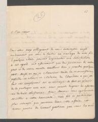 4 vues  - Polier [de Saint-Germain, Georges]. Lettre autographe signée [à Jean Tronchin].- Lausanne, 22 décembre 1729 (ouvre la visionneuse)