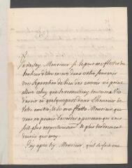 4 vues  - Piégu Vanterol, [François de Philibert de]. Lettre autographe signée à [Jean] Tronchin, ancien procureur général, à Genève.- Grenoble, 15 septembre 1730 (taxe et marque postales) (ouvre la visionneuse)