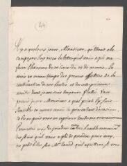 4 vues  - Piégu Vanterol, [François de Philibert de]. Lettre autographe signée à [Jean] Tronchin, conseiller d\'Etat.- Grenoble, 31 octobre 1730 (taxe et marque postales) (ouvre la visionneuse)