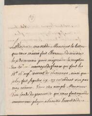4 vues Piégu Vanterol, [François de Philibert de]. Lettre autographe signée à [Jean] Tronchin, conseiller d'Etat, à Genève.- Grenoble, 17 mai 1731