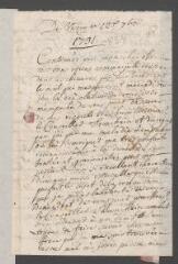 4 vues Sarasin de la Pierre, Esther. Lettre autographe signée au ministre [du Saint-Evangile Vincent] Perret, chez lui, à Vevey.- Vevey, 12 septembre 1731
