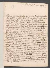 4 vues M[olènes] Tronchin, [Anne]. Lettre autographe signée à son mari [Jean] Tronchin, à Dijon.- Lundi 13 octobre 1727