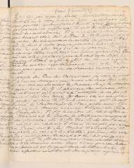 6 vues [Tronchin, Jean-Robert]. Lettre autographe non signée à son père [Jean Tronchin].- Paris, 7 février 1737